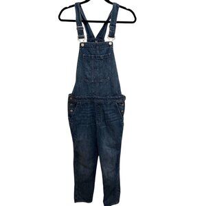 GAP Women's Denim Slouchy Overalls Medium Indigo Wash Size XS